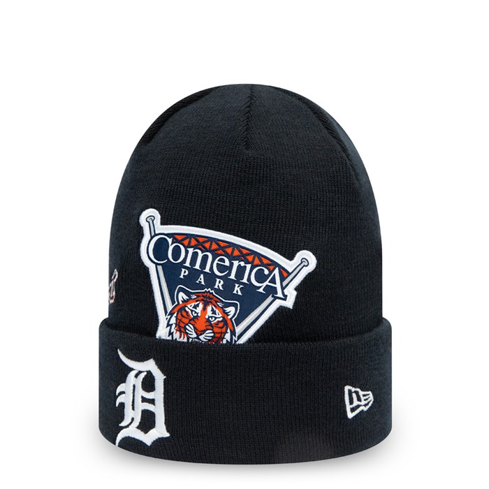 Detroit Tigers Multi Patch Cuff Pipohattu Laivastonsininen - New Era Lippikset Outlet FI-596184